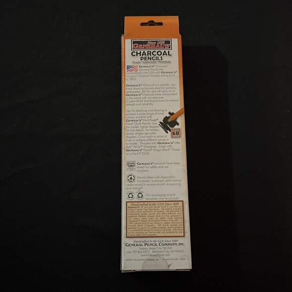 GENERAL’S CHARCOAL PENCILS #557 6B - Picture 5 of 7